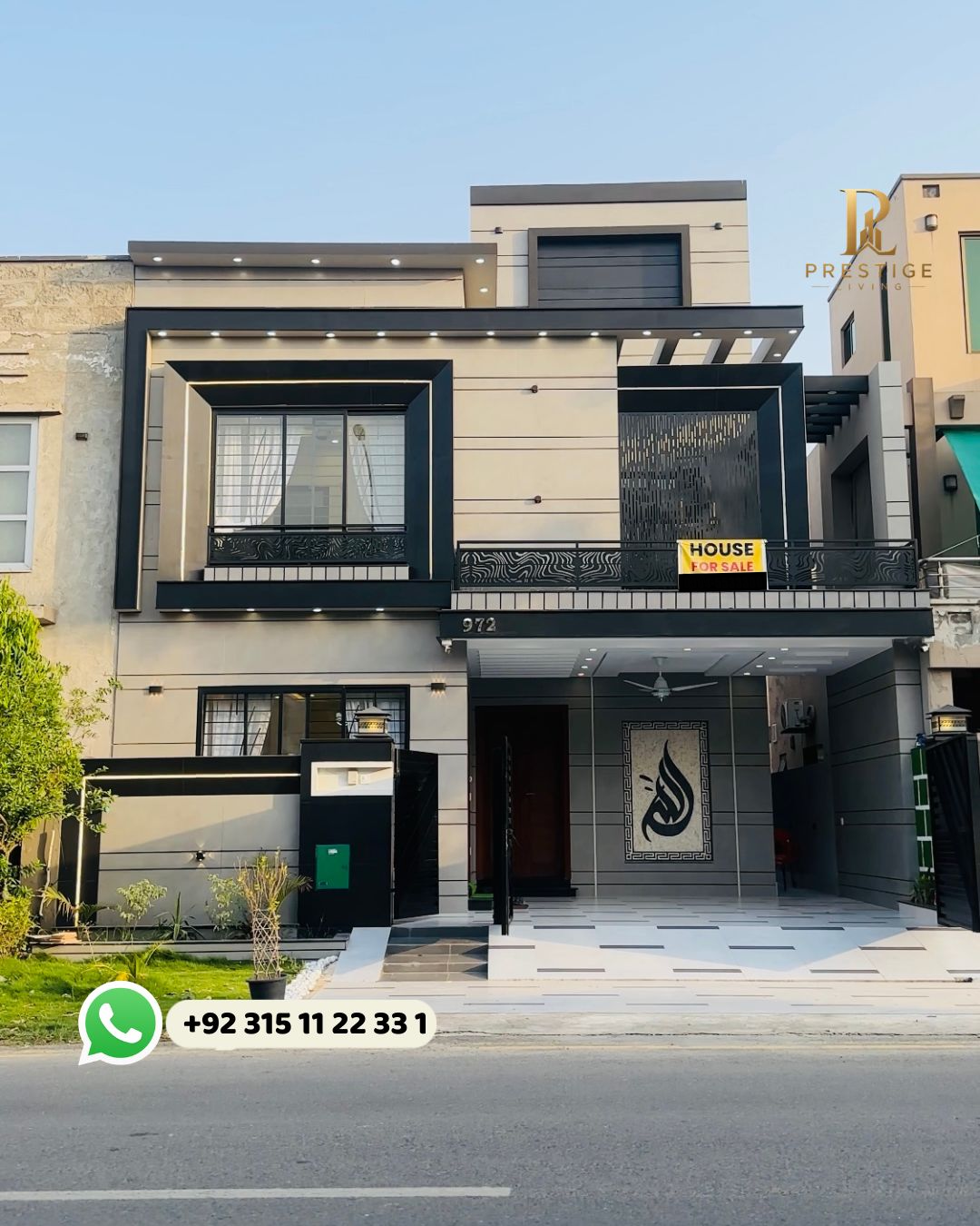 9.5 Marla New House for Sale on Main Boulevard